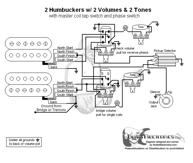 2 hbs 3 way toggle 2 vol 2 tones coil tap \u0026 reverse phase 3 Way Switch Wiring Diagram click to enlarge